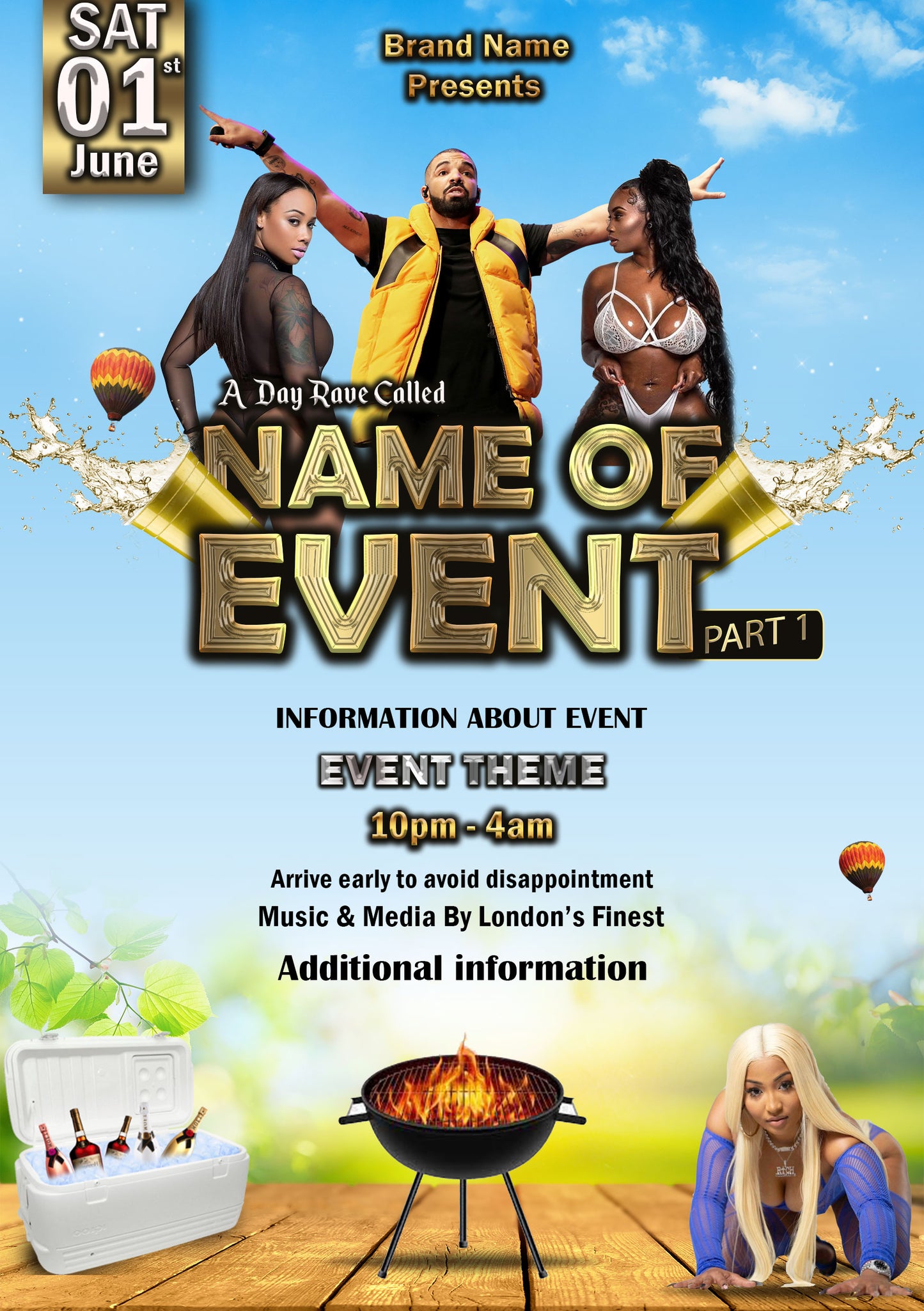 Clean Summer day Flyer Template